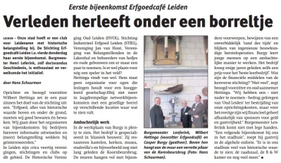 Leids_Nieuwsblad 11-03-15 Erfgoedcafé